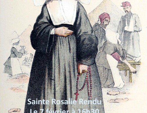 Conférence Sainte Rosalie Rendu le 7 février à 16h30 au Berceau